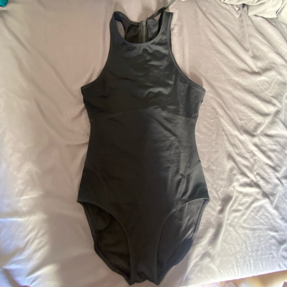 Black one pc suit